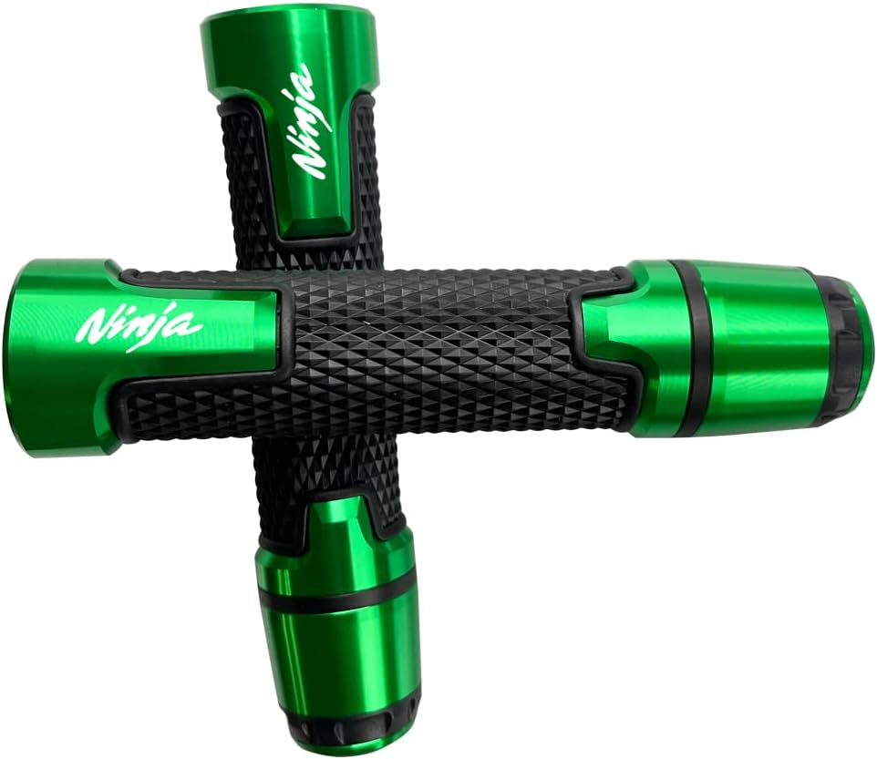 Engraved Green Aluminum Motorcycle Handle Bar Grips Brunei | Ubuy
